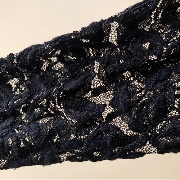 Floral Lace Peplum Top - Picture 5 of 6